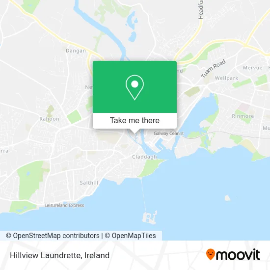 Hillview Laundrette map