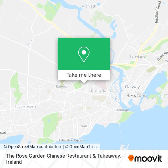 The Rose Garden Chinese Restaurant & Takeaway map