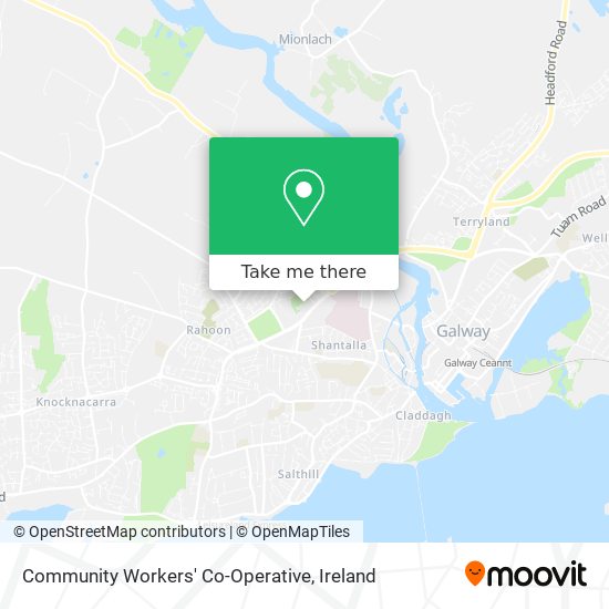 Community Workers' Co-Operative map