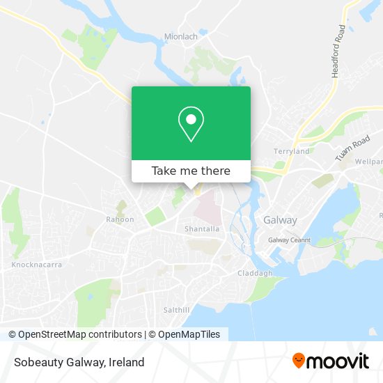 Sobeauty Galway map