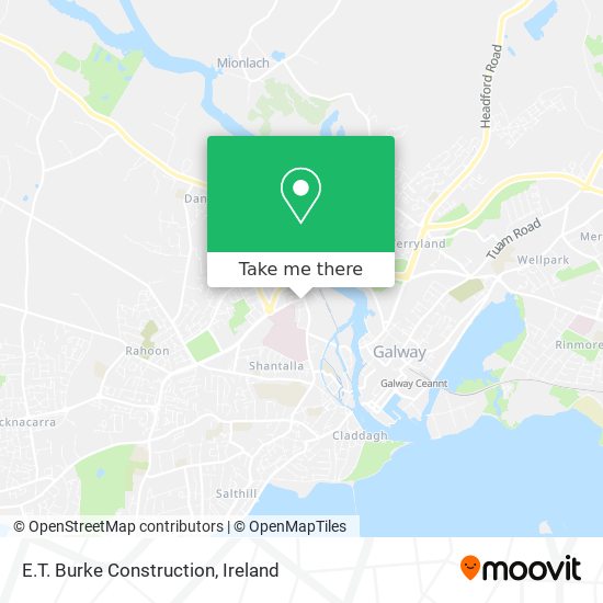 E.T. Burke Construction map