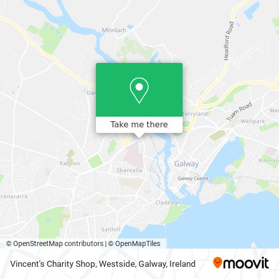Vincent's Charity Shop, Westside, Galway plan