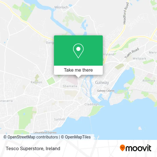 Tesco Superstore map