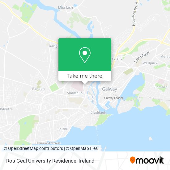 Ros Geal University Residence map