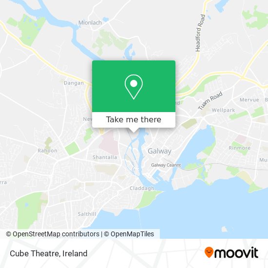 Cube Theatre map