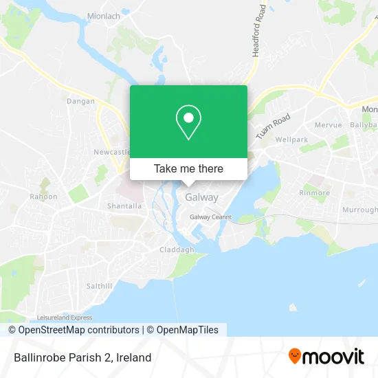 Ballinrobe Parish 2 map