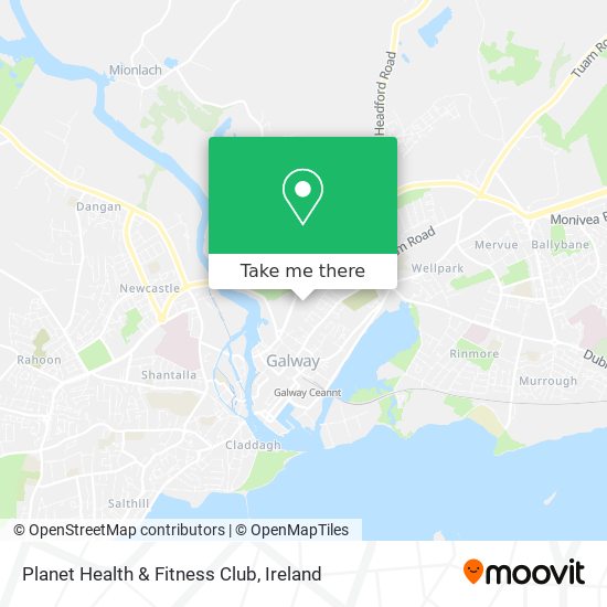 Planet Health & Fitness Club map