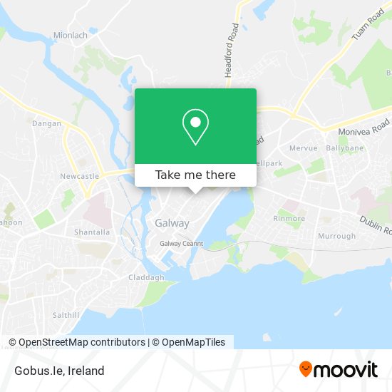 Gobus.Ie map