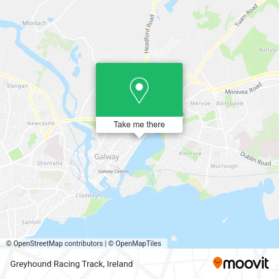 Greyhound Racing Track map