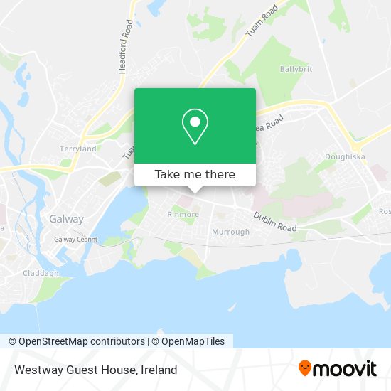 Westway Guest House map