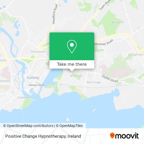 Positive Change Hypnotherapy map
