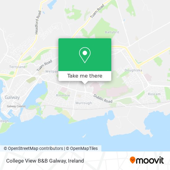 College View B&B Galway map