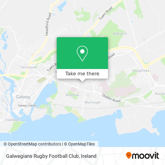 Galwegians Rugby Football Club map