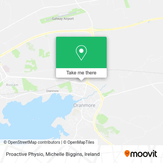 Proactive Physio, Michelle Biggins map