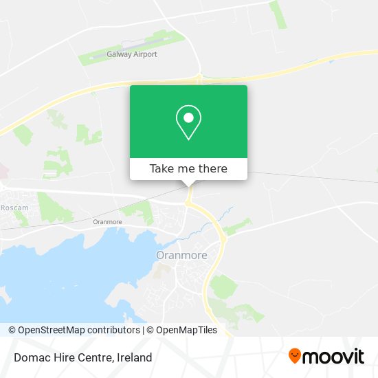 Domac Hire Centre map