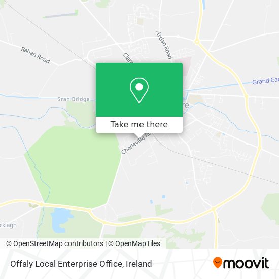 Offaly Local Enterprise Office map