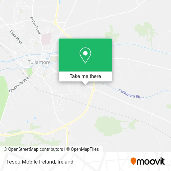 Tesco Mobile Ireland map
