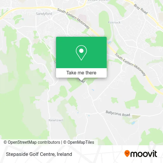 Stepaside Golf Centre map