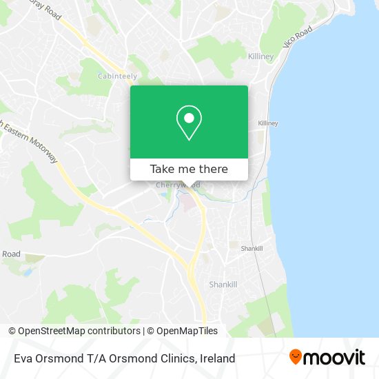 Eva Orsmond T / A Orsmond Clinics map