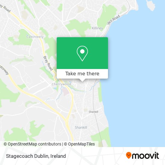 Stagecoach Dublin map