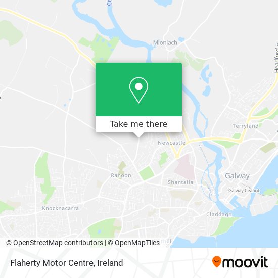 Flaherty Motor Centre map