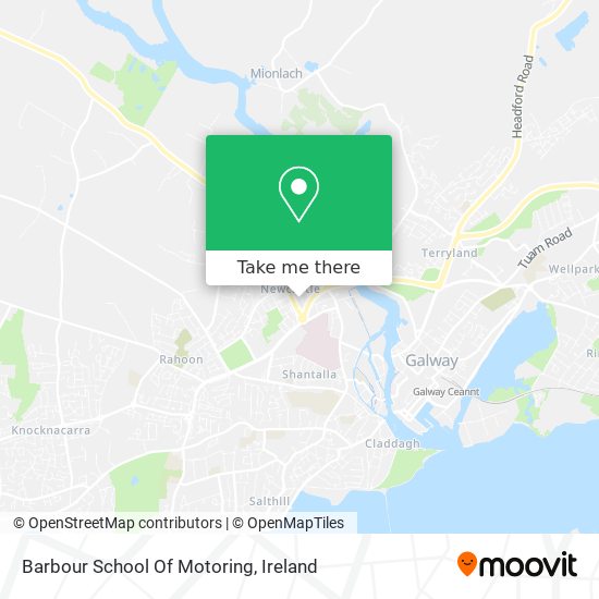 Barbour School Of Motoring map