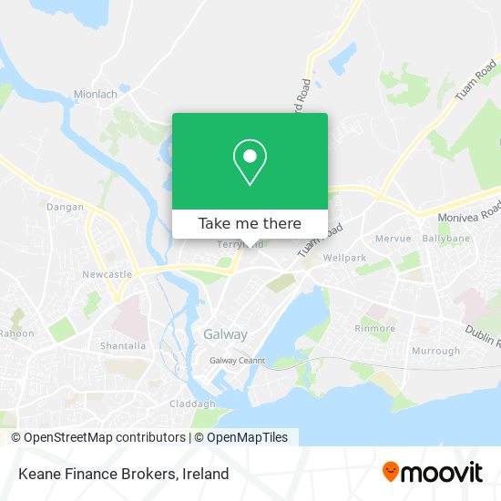 Keane Finance Brokers map