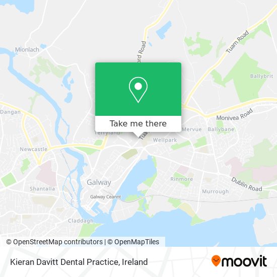 Kieran Davitt Dental Practice map