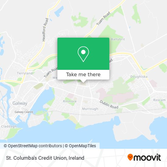 St. Columba's Credit Union map
