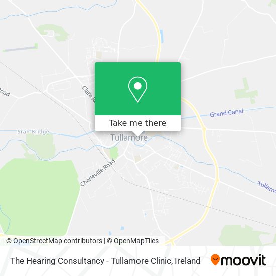 The Hearing Consultancy - Tullamore Clinic map
