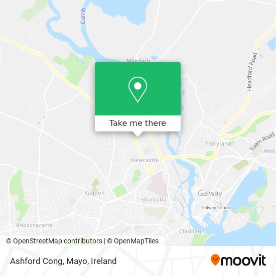 Ashford Cong, Mayo map