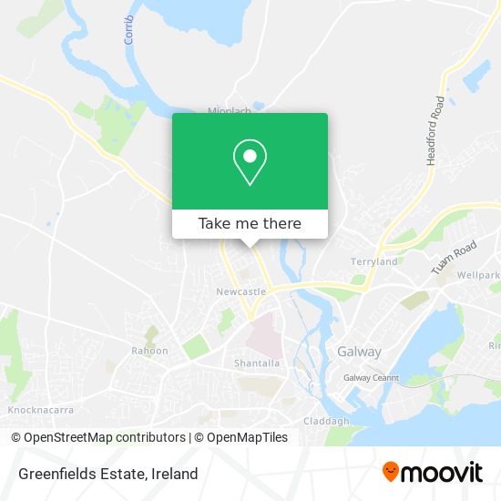 Greenfields Estate map