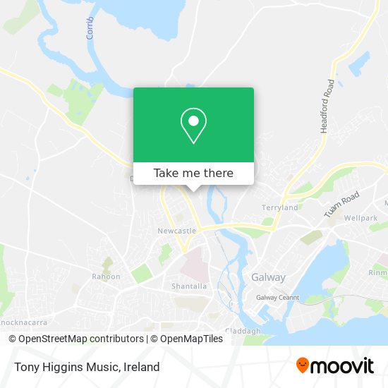 Tony Higgins Music map