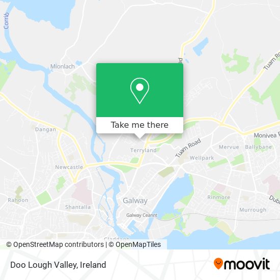 Doo Lough Valley map