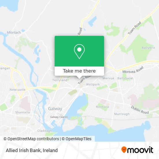 Allied Irish Bank map