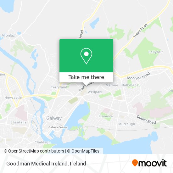 Goodman Medical Ireland map
