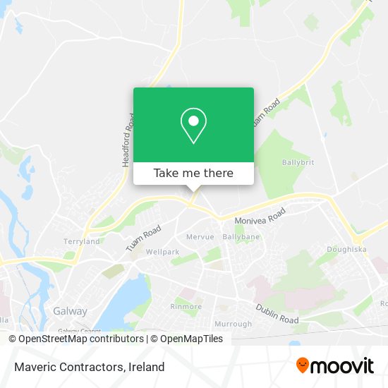 Maveric Contractors map