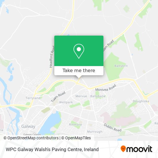 WPC Galway Walsh's Paving Centre map