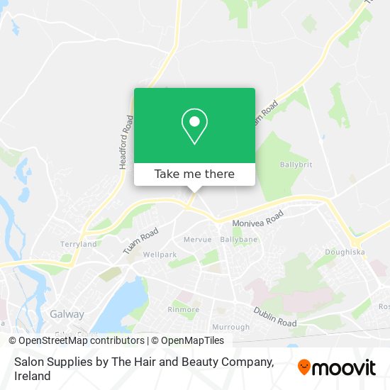 Salon Supplies by The Hair and Beauty Company map