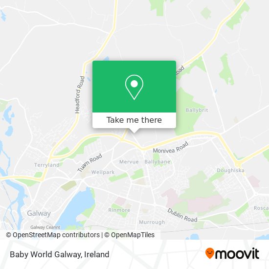 Baby World Galway map