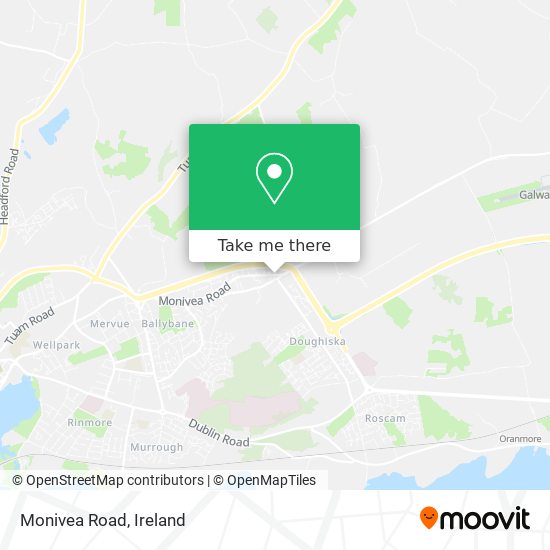 Monivea Road map