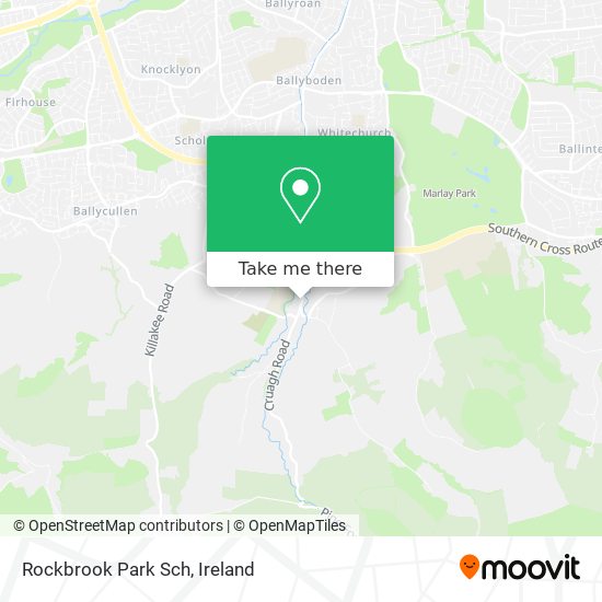 Rockbrook Park Sch map