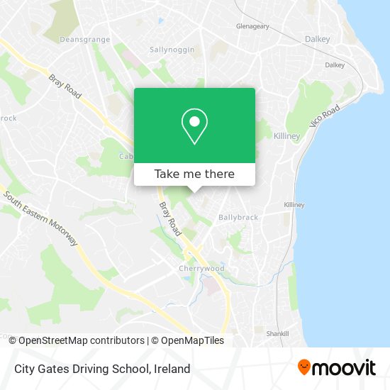 City Gates Driving School map