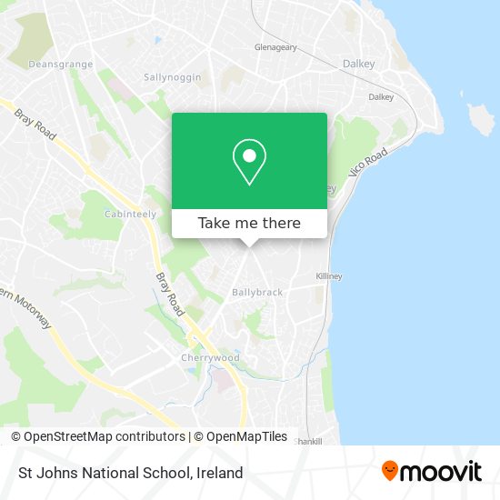 St Johns National School map