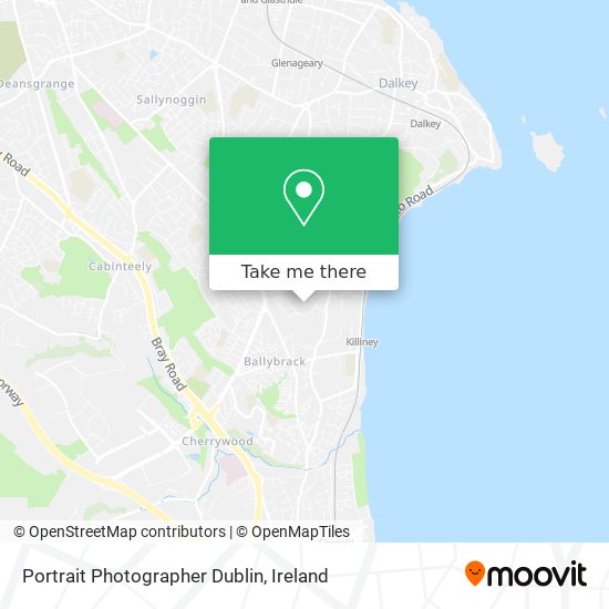 Portrait Photographer Dublin map