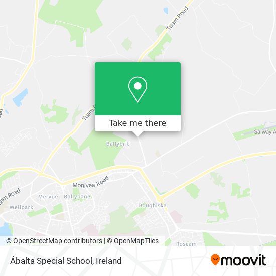 Ábalta Special School map