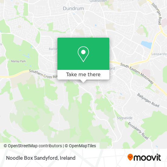 Noodle Box Sandyford plan