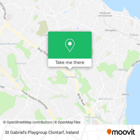 St Gabriel's Playgroup Clontarf map