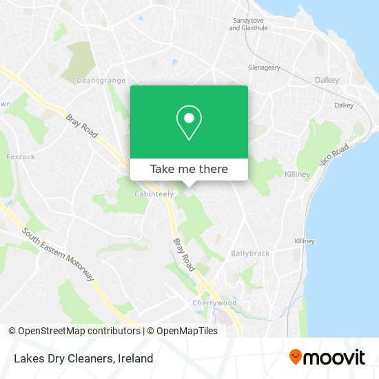 Lakes Dry Cleaners map