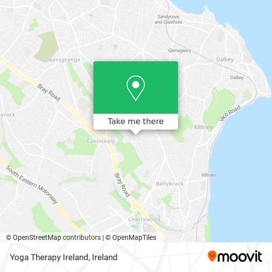 Yoga Therapy Ireland map